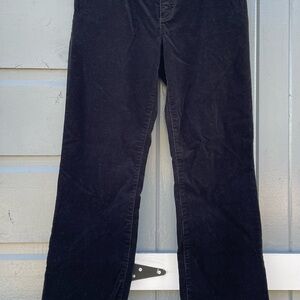 Lauren Ralph Lauren Black Straight Leg Corduroy‎ Pants